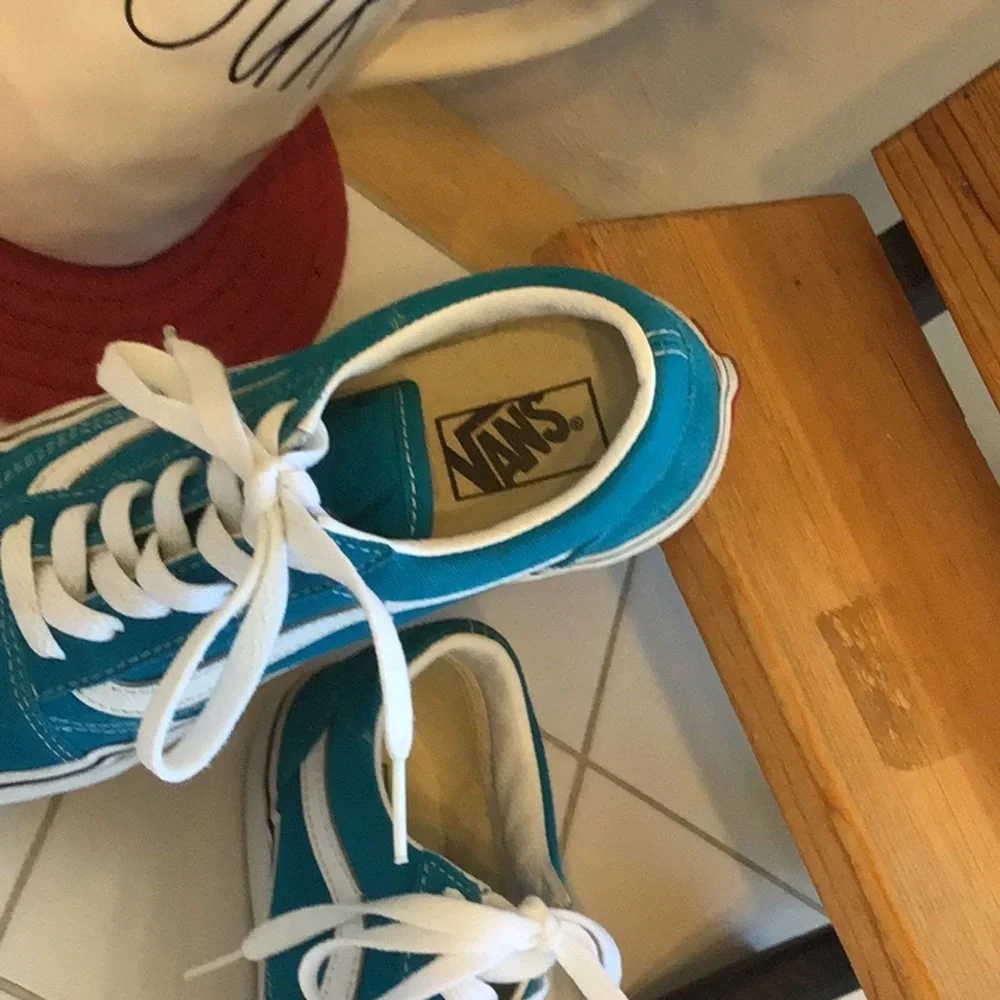 ‘Vans’ Old Skool Canvas/Suede Low Top Sneakers - Picture 6 of 8